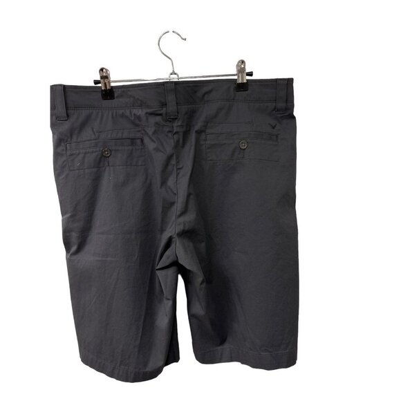 Callaway Men’s Flat Front Stretch Golf Short Charcoal Gray Size 36 - Picture 2 of 7